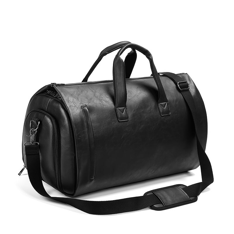 CarryPro™ Bolso de Viaje y Prendas Plegable Todo en Uno - Cuero Completo (Marrón💼 o Negro♣️)