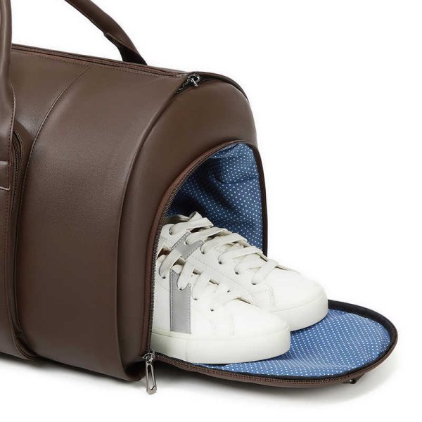 CarryPro™ Bolso de Viaje y Prendas Plegable Todo en Uno - Cuero Completo (Marrón💼 o Negro♣️)